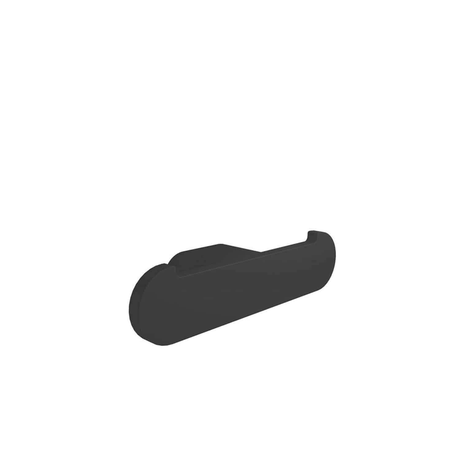 ICO Bath Flow Double Towel Hook in Matte Black