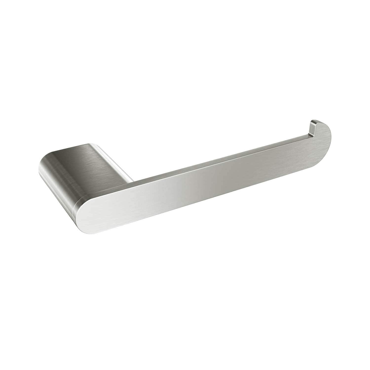 ICO Bath Flow Toilet Paper Holder, Left Post, in Brushed Nickel