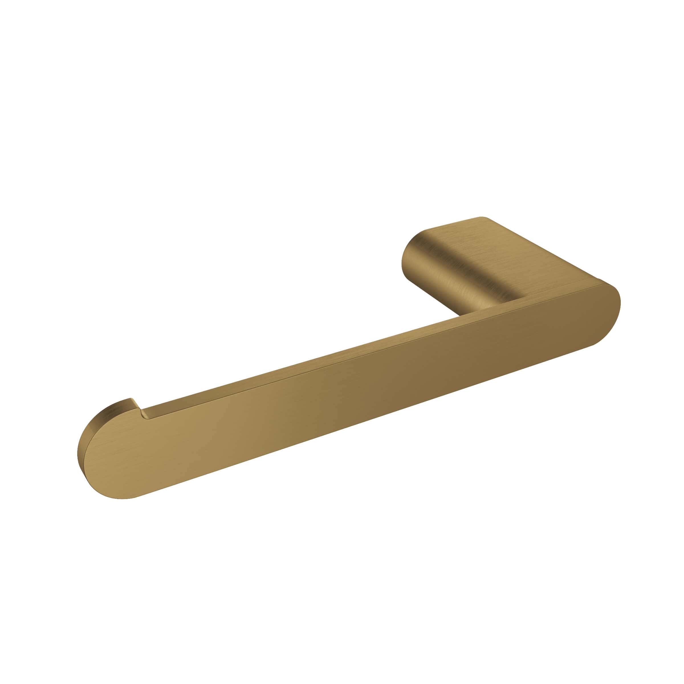 ICO Bath Flow Toilet Paper Holder, Right Post, in Brushed Gold