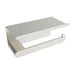 ICO Bath Flow Toilet Paper Holder with Shelf in Brushed Nickel
