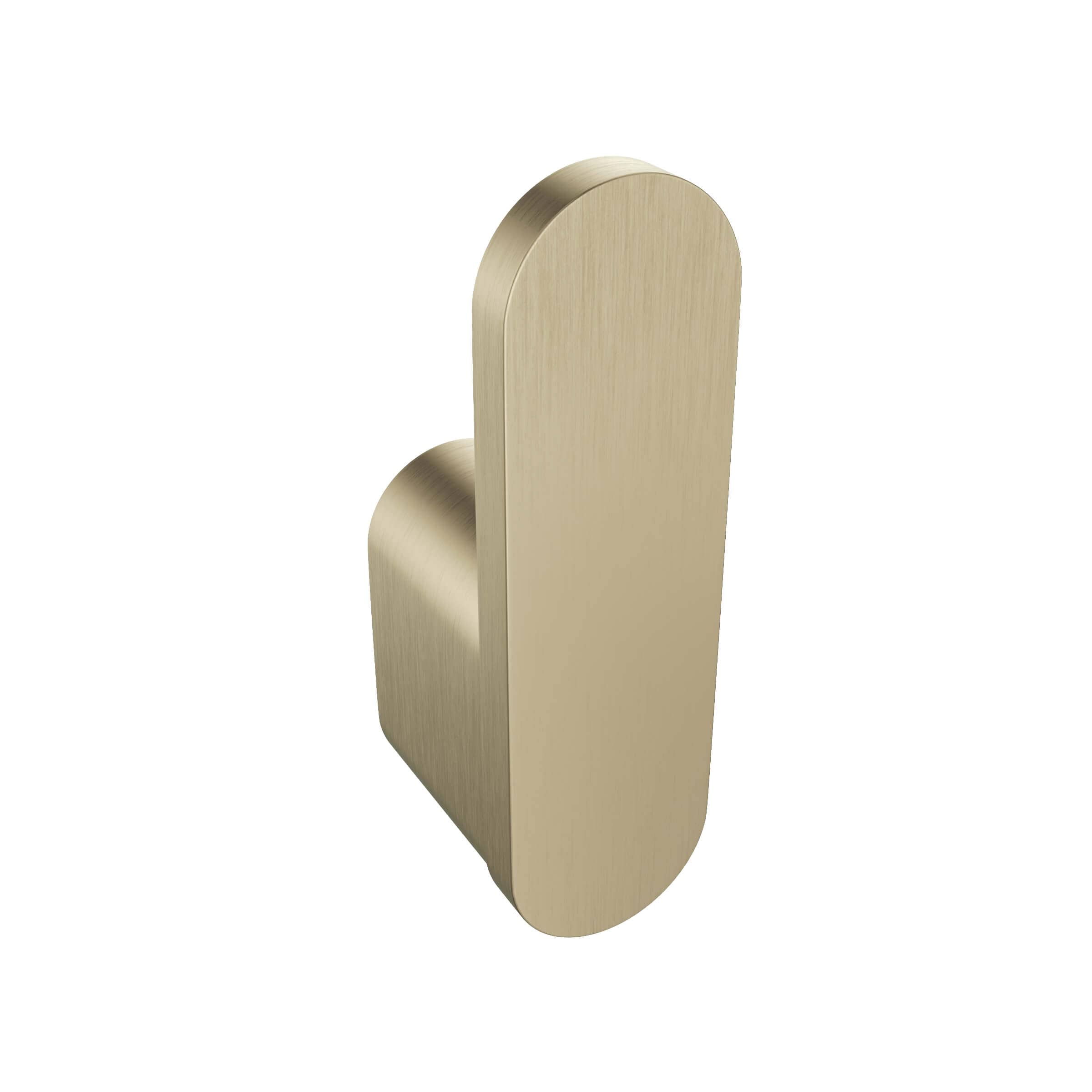 ICO Bath Flow Towel Hook in Satin Brass