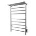 ICO Bath Kontour Angle 24" x 40" Towel Warmer With Shelf in Chrome Hardwired