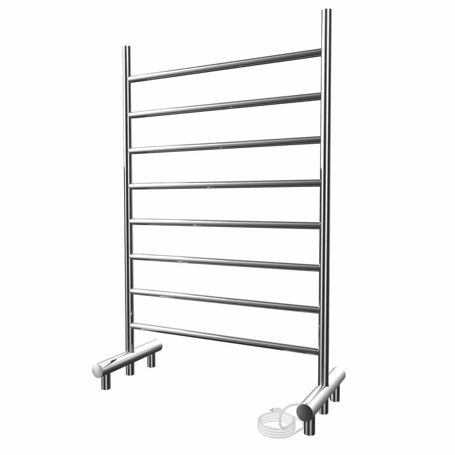 ICO Bath Kontour Camber 25 X 38 Towel Warmer Chrome Corner View