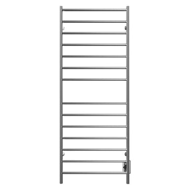 ICO Bath Kontour Linear 24" x 60" Towel Warmer in Chrome Hardwired Front View