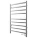ICO Bath Kontour Square 24 X 40 Towel Warmer Brushed Nickel Plug-in Corner View