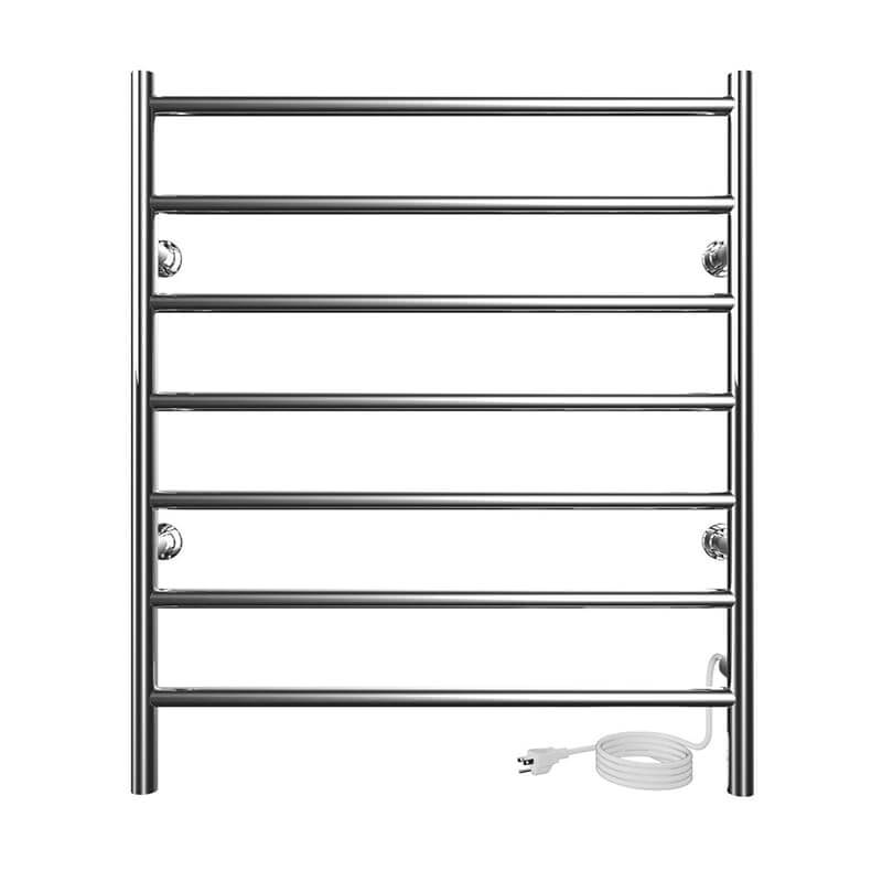 ICO Bath Linear 24" x 27" Towel Warmer in Chrome Plug in Front View