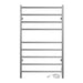 ICO Bath Linear 24" x 40" Towel Warmer in Brushed Nickel Plug in Front View
