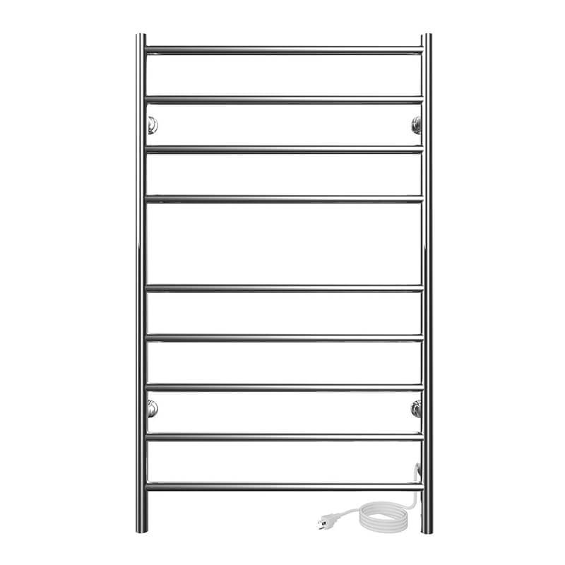 ICO Bath Linear 24" x 40" Towel Warmer in Chrome Plug in Front View