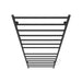 ICO Bath Linear 24" x 60" Towel Warmer in Matte Black Plug in Top View