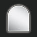 ICO Bath Odin 30 x 36 Inch LED Mirror in Matte Black