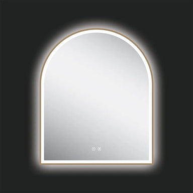 ICO Bath Odin 30" x 36" LED Mirror in Brushed Bronze