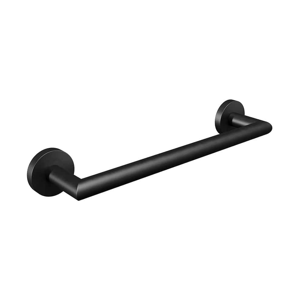 ICO Bath Summit 12" Towel Bar in Matte Black