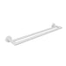 ICO Bath Summit 24" Double Towel Bar in Matte White