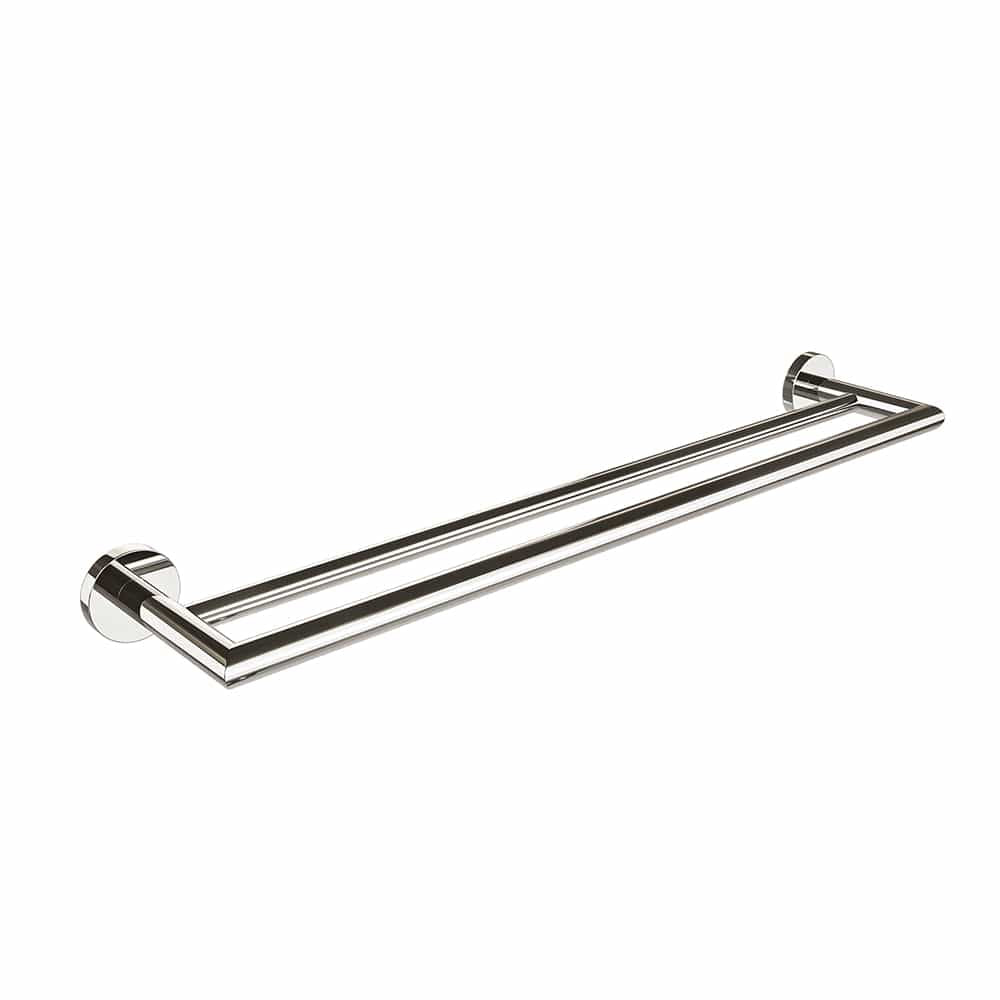 ICO Bath Summit 24" Double Towel Bar in Polished Nickel