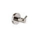 ICO Bath Summit Compact Double Towel Hook in Polished Nickel