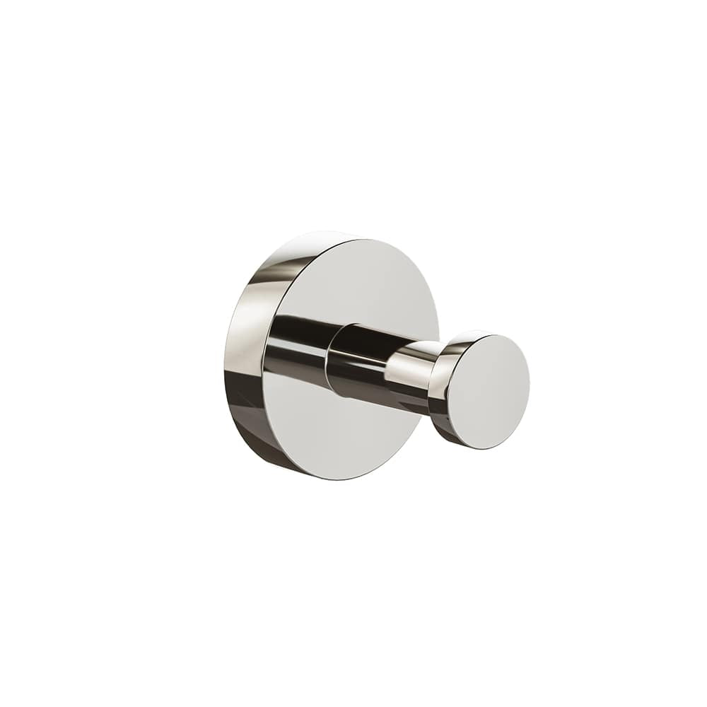 ICO Bath Summit Compact Towel Hook in Polished Nickel