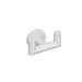 ICO Bath Summit Double Towel Hook in Matte White