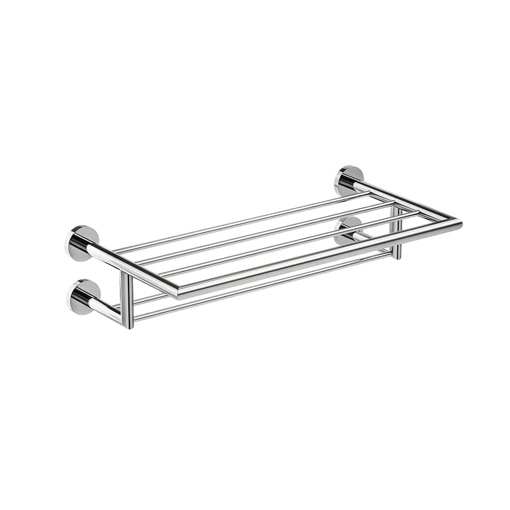 ICO Bath Summit Double Towel Shelf in Chrome
