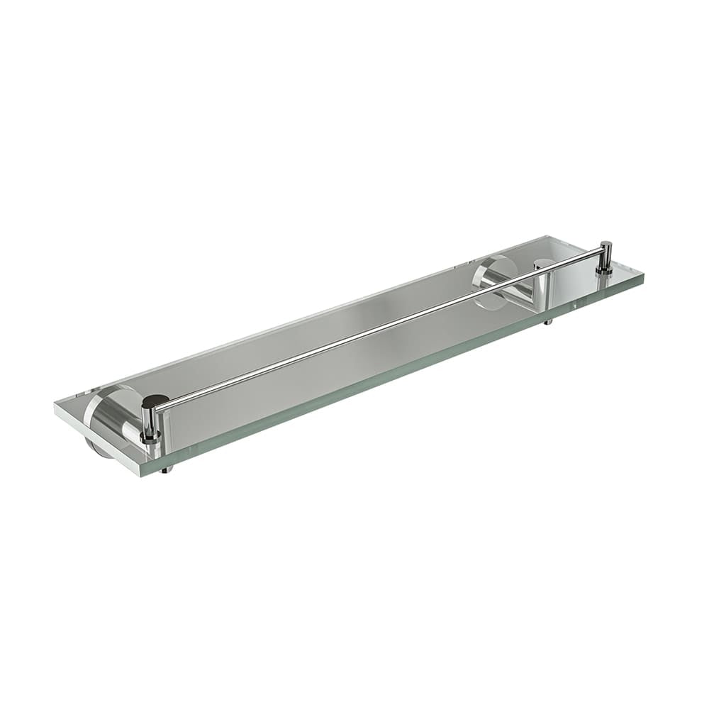 ICO Bath Summit Glass Shelf in Chrome