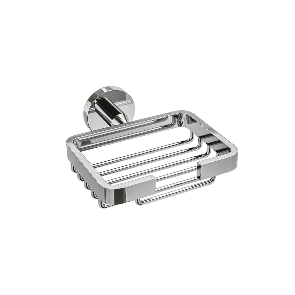 ICO Bath Summit Soap Basket in Chrome