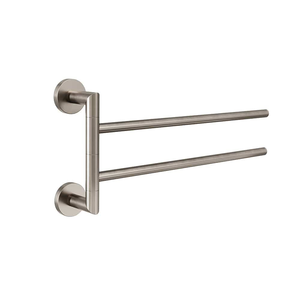 ICO Bath Summit Swivelling Towel Bar in Brushed Nickel