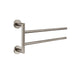 ICO Bath Summit Swivelling Towel Bar in Brushed Nickel