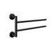 ICO Bath Summit Swivelling Towel Bar in Matte Black