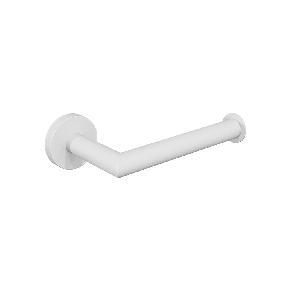 ICO Bath Summit Toilet Paper Holder, Left Post, in Matte White