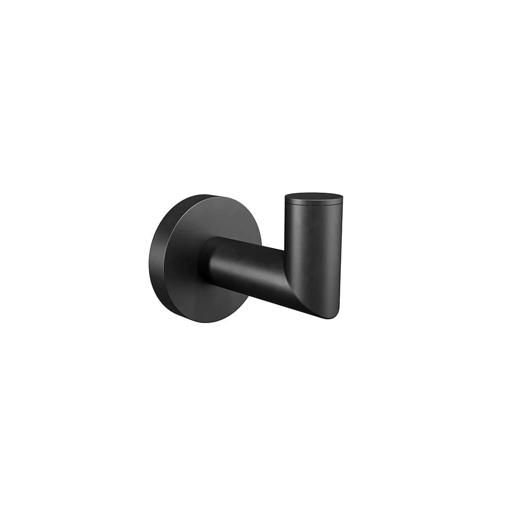 ICO Bath Summit Towel Hook in Matte Black