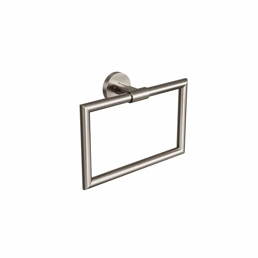 ICO Bath Summit Towel Ring in Brushed Nickel