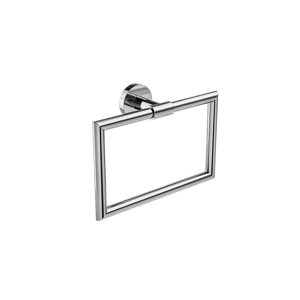 ICO Bath Summit Towel Ring in Chrome