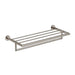 ICO Bath Summit Towel Shelf with Bar in Brushed Nickel