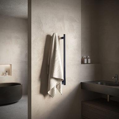 ICO Bath Tuzio Como 36 Towel Warmer Bathroom Set up