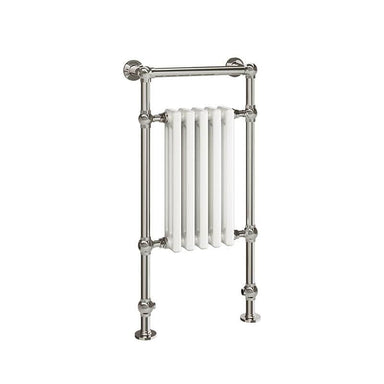ICO Bath Tuzio Harley 18.5 X 37 Towel Warmer Polished Nickel Corner View