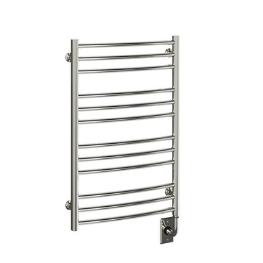 ICO Bath Tuzio Laveno 19.5 X 31 Towel Warmer Polished Nickel Corner View