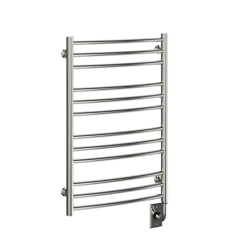 ICO Bath Tuzio Laveno 19.5 X 31 Towel Warmer Polished Nickel Corner View