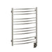 ICO Bath Tuzio Laveno 23.5 X 31 Towel Warmer Brushed Nickel Corner View