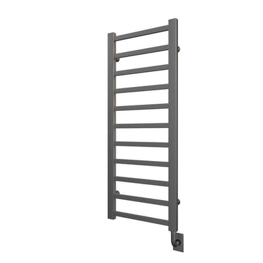 ICO Bath Tuzio Milano 19.5 X 50.5 Towel Warmer Brushed Nickel Corner View