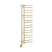 ICO Bath Tuzio Ortona 19.5 X 60.5 Towel Warmer Pvd Brushed Gold Corner View