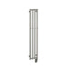 ICO Bath Tuzio Rosendal 10.5 X 59 Towel Warmer Polished Nickle Corner View