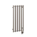 ICO Bath Tuzio Rosendal 16.5 X 37.5 Towel Warmer Brushed Nickel Corner View