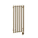 ICO Bath Tuzio Rosendal 16.5 X 37.5 Towel Warmer Pvd Brushed Bronze Corner View