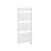 ICO Bath Tuzio Savoy 29.5" x 66.5" Towel Warmer in Gloss White