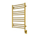 ICO Bath Tuzio Sorano 19.5" x 31" Towel Warmer in Pvd Brushed Gold