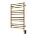 ICO Bath Tuzio Sorano 19.5" x 31" Towel Warmer in Unlacquered Brass