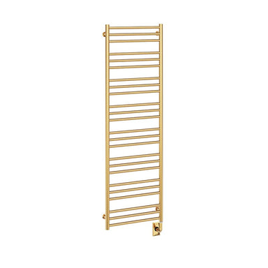 ICO Bath Tuzio Sorano 19.5" x 64" Towel Warmer in Unlacquered Brass