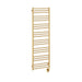 ICO Bath Tuzio Sorano 19.5" x 64" Towel Warmer in Unlacquered Brass