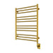 ICO Bath Tuzio Sorano 23.5" x 31" Towel Warmer in Pvd Brushed Gold