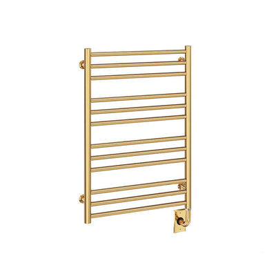 ICO Bath Tuzio Sorano 23.5" x 31" Towel Warmer in Unlacquered Brass