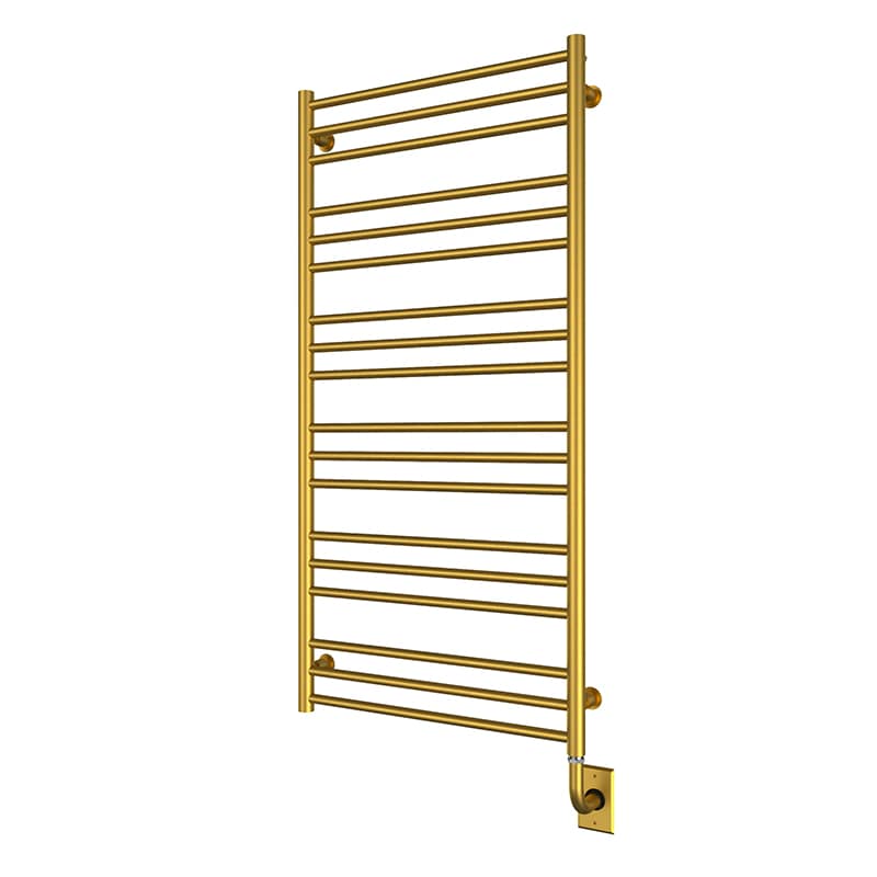 ICO Bath Tuzio Sorano 23.5" x 47.5" Towel Warmer in PVD Brushed Gold